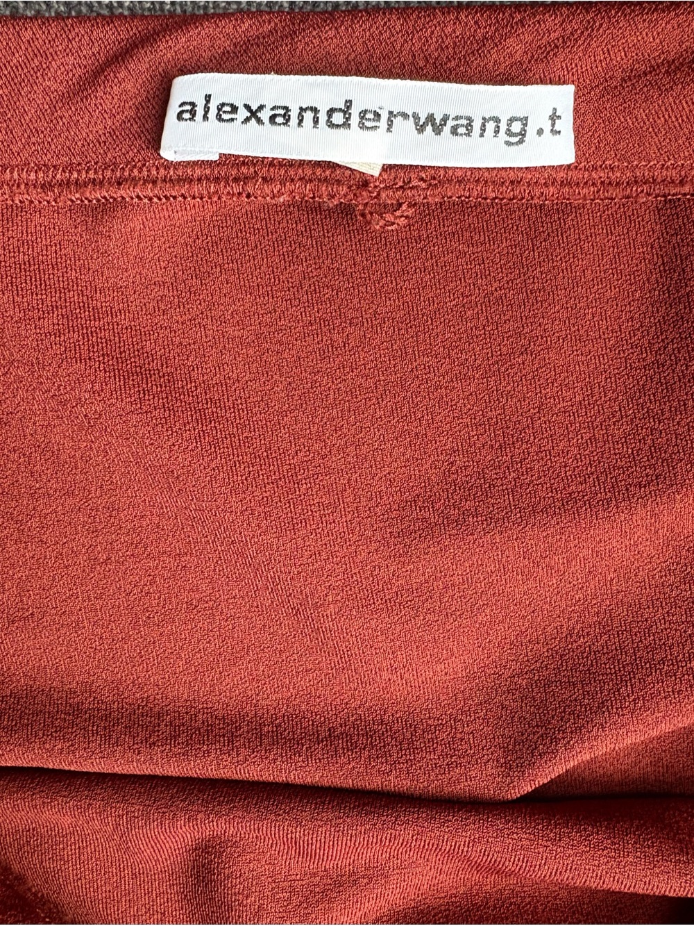 T BY ALEXANDER WANG Maroon Midi Skirt, size S - Picture 7 of 9